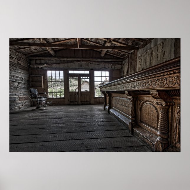 Skinner's Saloon -- Bannack Ghost Town Montana Poster (Front)