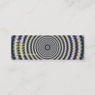 Skinny Business Card  Floral Explosion
