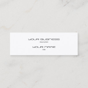 Skinny Business Card Luxury Excutive Indestructibl