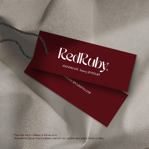 Skinny Business Logo Hang Tag Cards