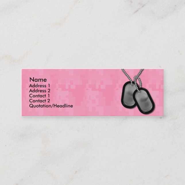 Skinny Card Lady Camo (Front)
