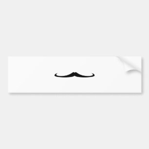 Skinny Moustache Bumper Sticker