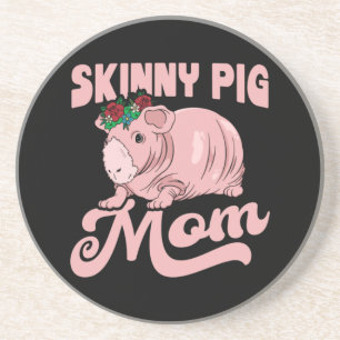 Skinny Pig Mom Coaster