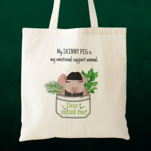 Skinny Pig Tote Bag