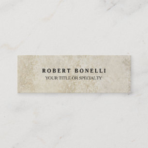 Skinny Professional Unique Stone Wall Mini Business Card