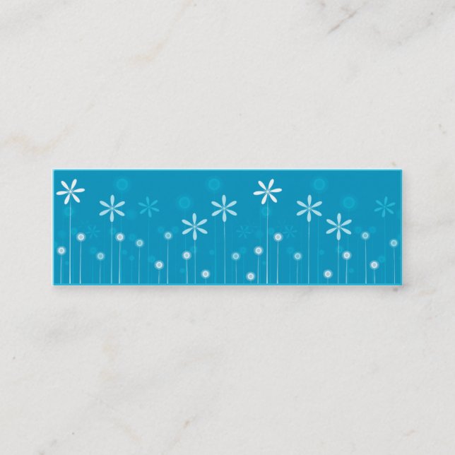 Skinny Profile Card - Poppies (Front)