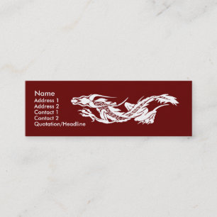 Skinny Profile Card Template - Dragon
