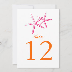 Skinny Starfish   Table Number