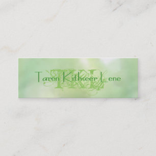 Skinny Warm Pastels Lime & Lemon Cloud Cards