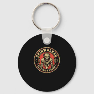 Skinwalker Detection Agency Funny Cryptid Skinwalk Keychain