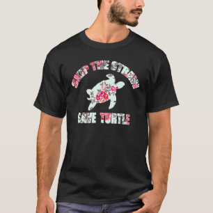 Skip A Straw Save A Turtle No Plastic Straws Aware T-Shirt