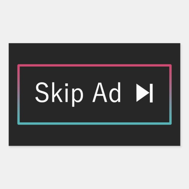 Skip Ad Sticker (Front)