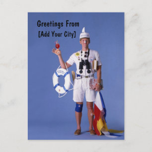 Skip Sayles™_humorous Greetings From postcard