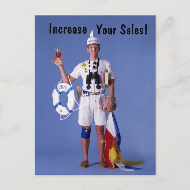 Skip Sayles™_Increase Your Sales! postcard (Front)