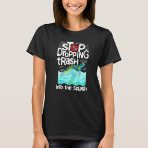 Skip The Plastic Save The Planet Save Turtle Desig T-Shirt