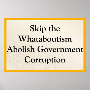Skip Whataboutism Poster