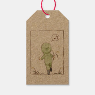 Skip with foxtail gift tags