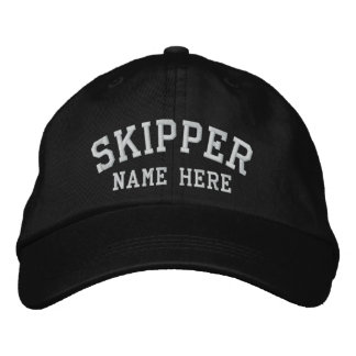 Skipper - customizable embroidered hat