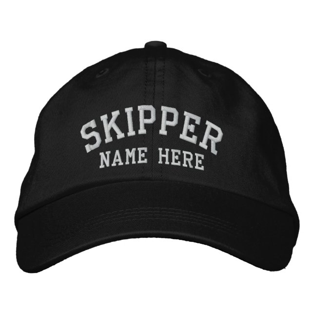 Skipper - customizable embroidered hat (Front)