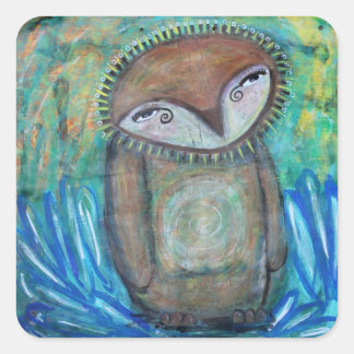 Skipper en boue, Soyez courageux, Sticker Carré