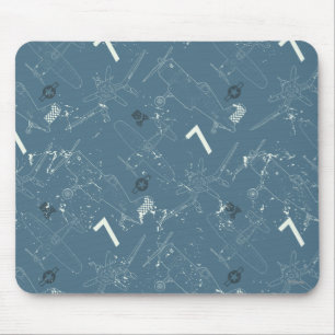 Skipper Pattern Mouse Pad