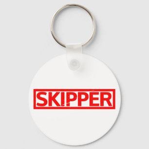 Skipper Stamp Keychain