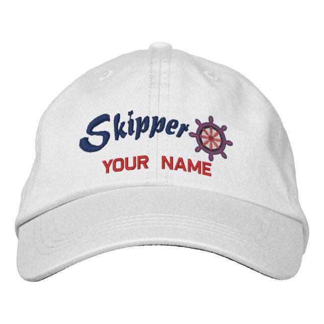 SKIPPER Wheel Personalize it! Cap (Front)