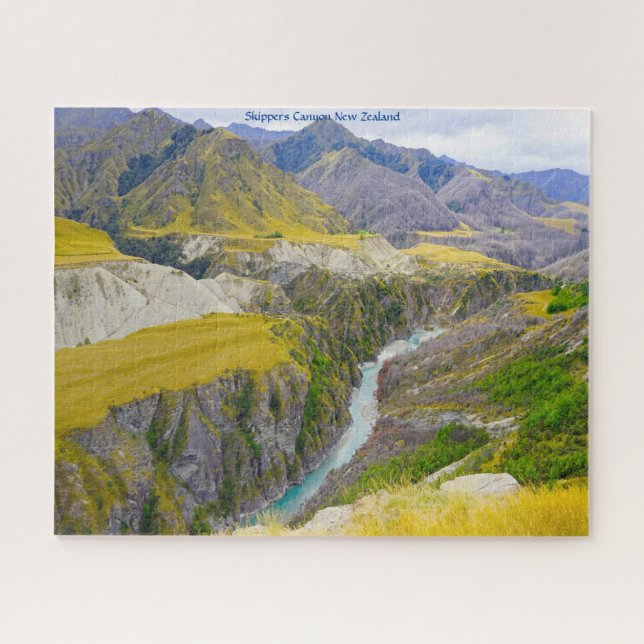 Skippers Canyon New Zealand Jigsaw Puzzle (Horizontal)