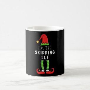 Skipping Elf Christmas Matching Family Gift Coffee Mug