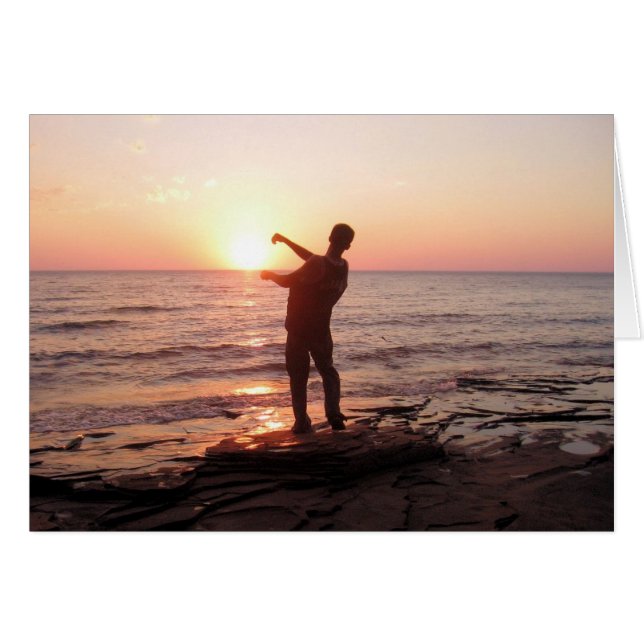 Skipping Rocks Into the Sunset (Front Horizontal)
