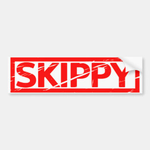 Skippy Stamp Bumper Sticker