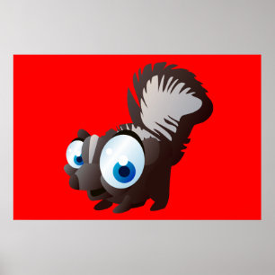 Skippy The Skunk Poster