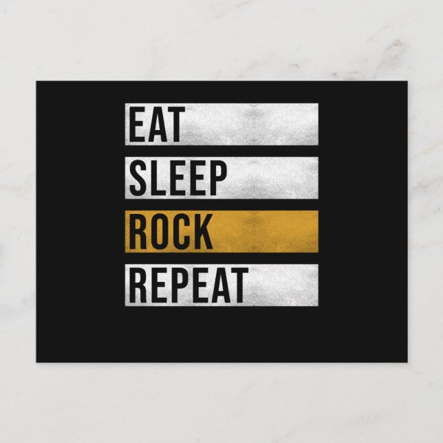 Skirt Saying Funny Rocker Postcard (Front)