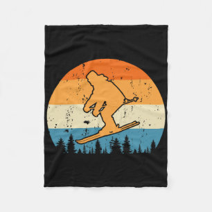 Skis, Alpine Skiing, _2 Fleece Blanket