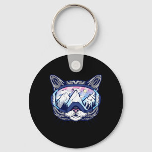 Skis, Alpine Skiing,  Keychain