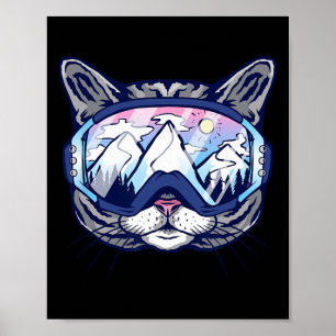 Skis, Alpine Skiing, Poster