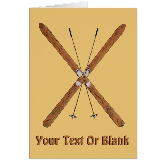 Skis De Fond Et Polonais (Devant)