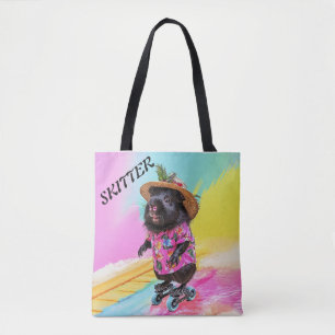 Skitter The Guinea Pig Skater Tote Bag
