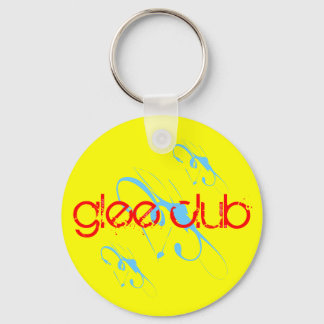 SKO "GLEE CLUB" Yellow / Blue Custom Key chain