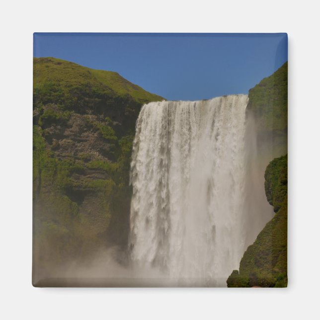 Skogafoss Waterfall Iceland Magnet (Front)