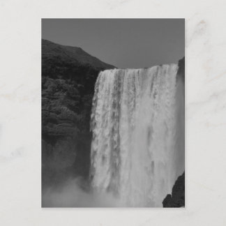 Skogafoss Waterfall Iceland Postcard