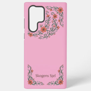 Skogens Sjel   Forest Soul Floral Norwegian Folk  Samsung Galaxy Case