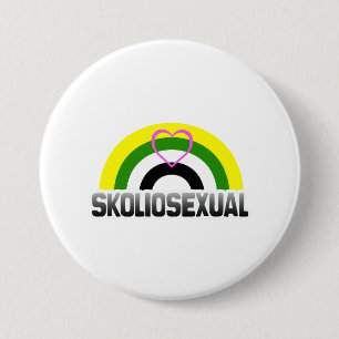 Skoliosexual Pride 3 Inch Round Button