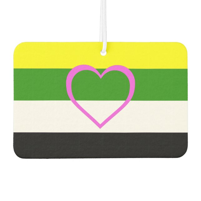 Skoliosexual Pride Air Freshener (Front)
