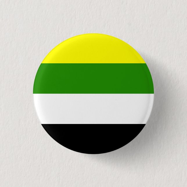 Skoliosexual Pride Flag 1 Inch Round Button (Front)