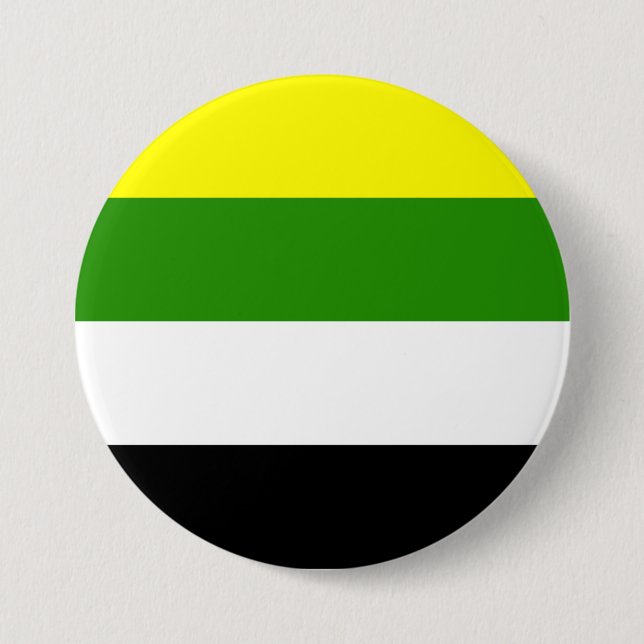 Skoliosexual Pride Flag 3 Inch Round Button (Front)