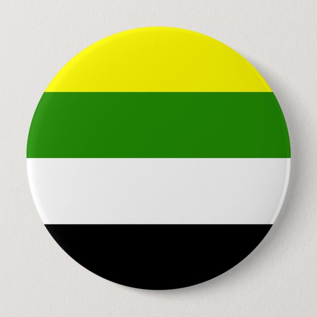 Skoliosexual Pride Flag 4 Inch Round Button (Front)