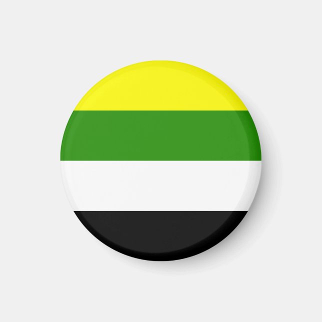 Skoliosexual Pride Flag Magnet (Front)