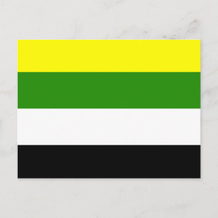 Skoliosexual Pride Flag Postcard