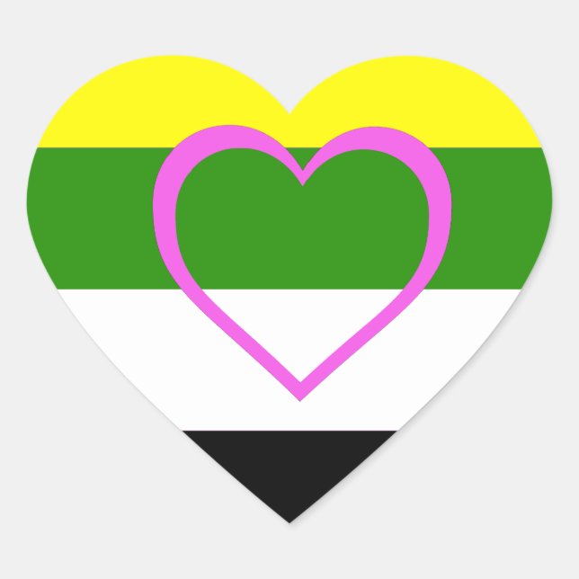 SKOLIOSEXUAL PRIDE HEART STICKER (Front)